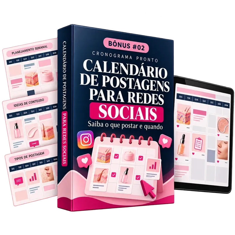 Calendário De Postagens Para Redes Sociais